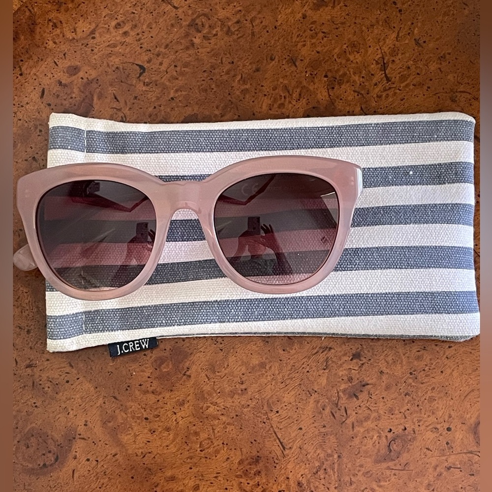 J. Crew Pale Pink Cat-Eye Sunglasses - Picture 3 of 4